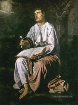 portrait Tableau Peinture - John au portrait de Patmos Diego Velázquez